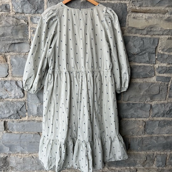 & Other Stories White Printed Cotton Dress - Picture 6 of 9